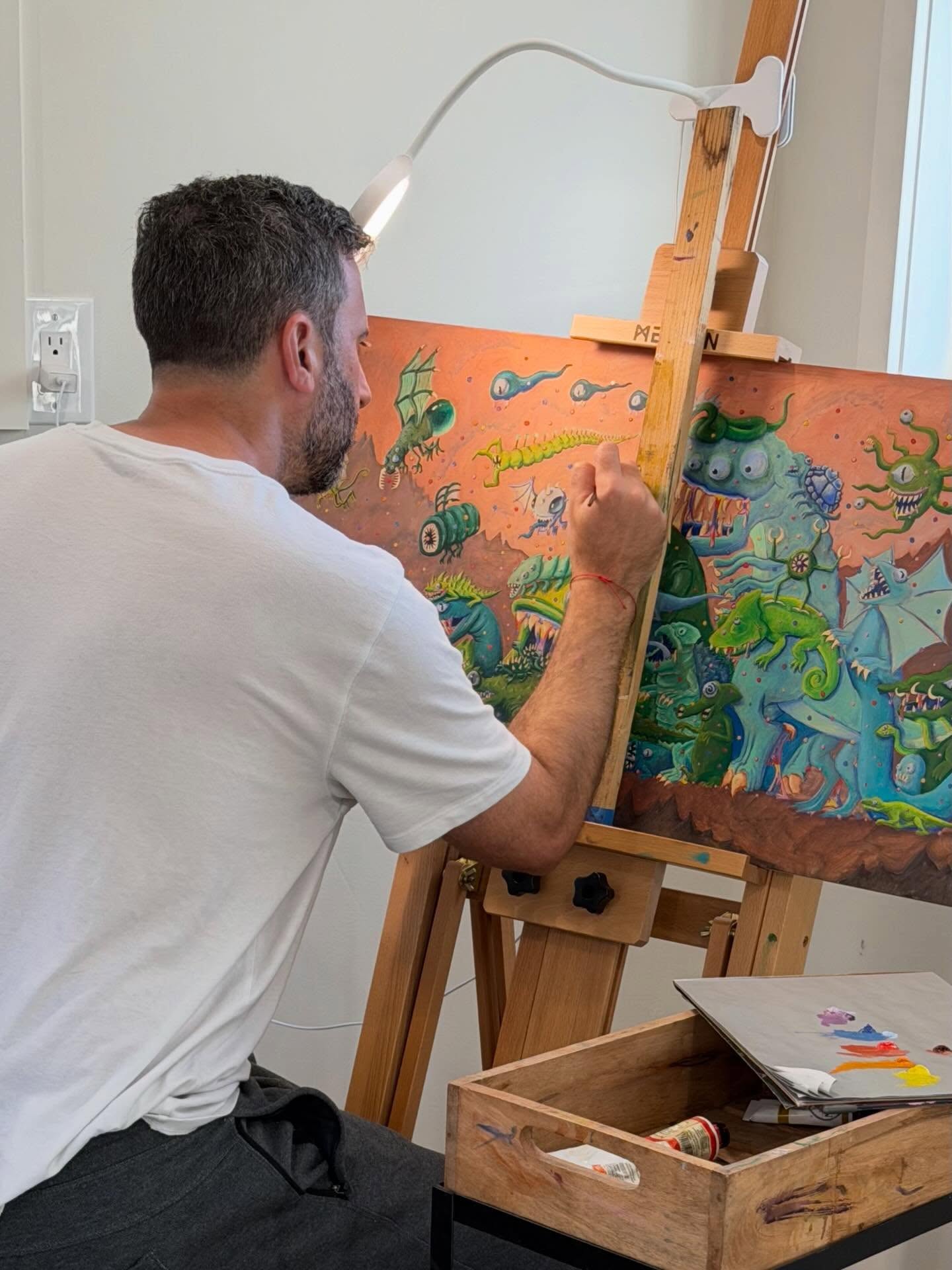 Eduardo del Rio in studio