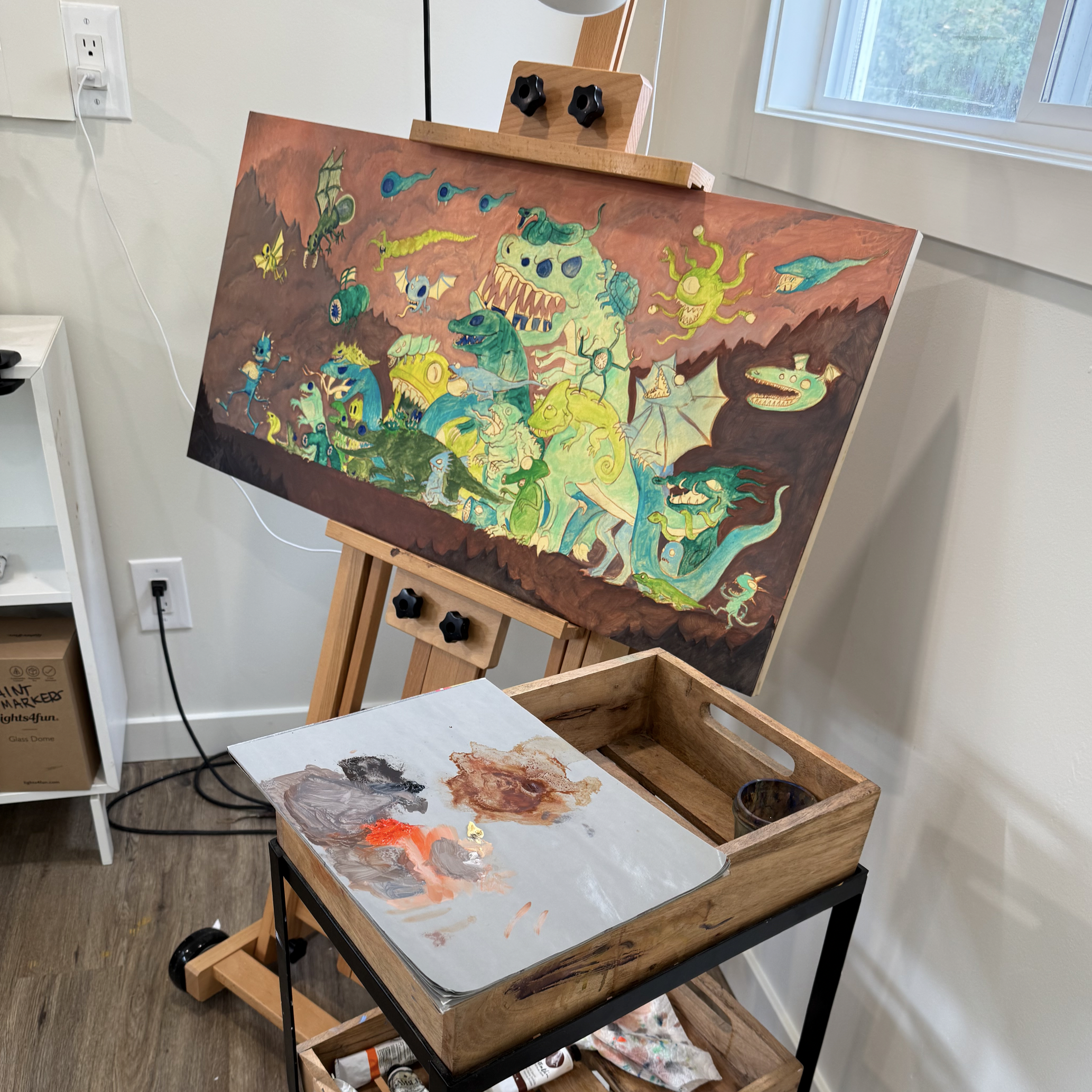 New painting work in progress